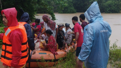 ত্রিপুরায় ভয়াবহ বন্যা।