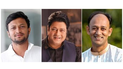 সাকিব আল হাসান, ফেরদৌস আহমেদ ও সৈয়দ সায়েদুল হক সুমন