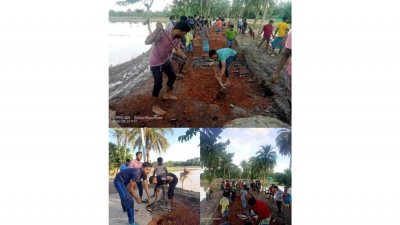দুই গ্রামের শতাধিক যুবক এই কাজে অংশ নিয়েছেন