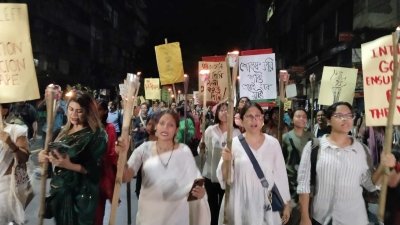 শেকল ভাঙার পদযাত্রা/ছবি: সাজ্জাদ হোসেন