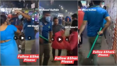 ছবি এইচএম রাসেল সুলতানের পোস্ট করা ভিডিও থেকে নেওয়া