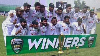 সম্প্রতি টেস্ট সিরিজে পাকিস্তানকে হোয়াইটওয়াশ করেছে বাংলাদেশ।
