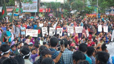 বৈষম্যবিরোধী ছাত্র আন্দোলনের ছবি