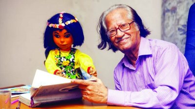 মুস্তাফা মনোয়ার ও তার সৃষ্ট পাপেট চরিত্র