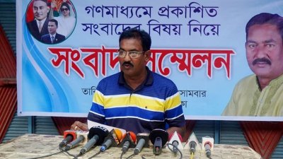 কুষ্টিয়া জেলা যুবদলের প্রধান সমন্বয়ক আব্দুল মাজেদের সংবাদ সম্মেলন