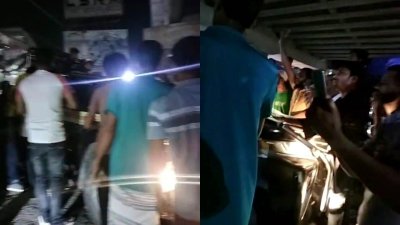 র‍্যাবের গাড়ি আটকে আওয়ামী লীগ নেতাকে ছিনিয়ে নেওয়া হয়