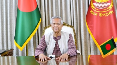জাতির উদ্দেশে ভাষণ দেন প্রধান উপদেষ্টা ড. মুহাম্মদ ইউনূস