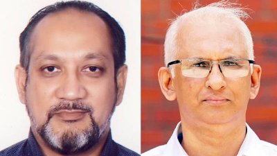 অধ্যাপক ড. আবু বোরহান মোহাম্মদ বদরুজ্জামান ও অধ্যাপক ড. আব্দুল হাসিব চৌধুরী