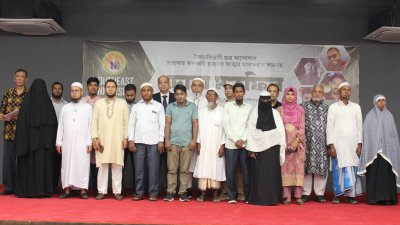 সাউথইস্ট ইউনিভার্সিটির শিক্ষকদের সঙ্গে বৈষম্যবিরোধী ছাত্র আন্দোলনে নিহত পরিবারের সদস্যরা