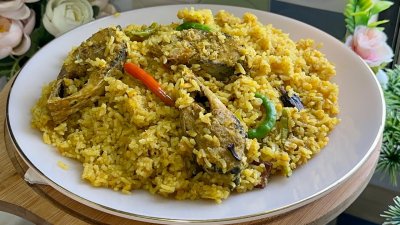 সর্ষে ইলিশ খিচুড়ি। ছবি- আর বি কিচেন