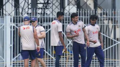 অনুশীলনে বাংলাদেশ দল
