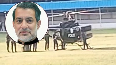 চট্টগ্রামের-৬ আসনের সাবেক সংসদ সদস্য এ বি এম ফজলে করিম চৌধুরীকে হেলিকপ্টারে করে ব্রাহ্মণবাড়িয়া কারাগার থেকে চট্টগ্রামে আনা হয়েছে