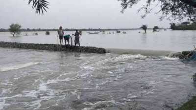 মাছের ঘের ভেসে যাওয়ার ফাইল ছবি