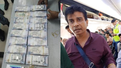 উদ্ধার বিদেশি মুদ্রা ও জাকির হোসেন