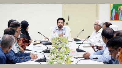 মতবিনিময় সভায় তথ্য ও সম্প্রচার উপদেষ্টা মো. নাহিদ ইসলাম