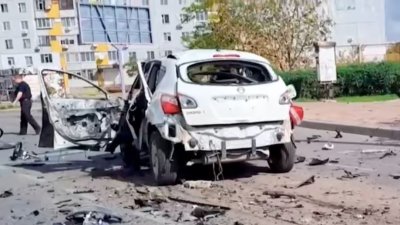 রাশিয়া নিয়ন্ত্রিত জাপোরিজ্জিয়া পারমাণবিক বিদ্যুৎকেন্দ্রের এক কর্মী গাড়ি বোমা হামলায় নিহত হয়েছেন। ছবি: রয়টার্স