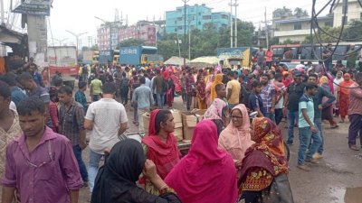 এখনও ২০টি কারখানা বন্ধ রয়েছে ছবি: বাংলা ট্রিবিউন