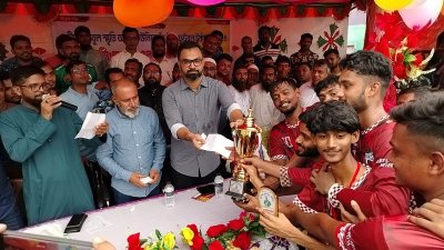 ‘যুবসমাজকে মাদক থেকে বের করে আনতে খেলাধুলায় সম্পৃক্ততা রাখবো’