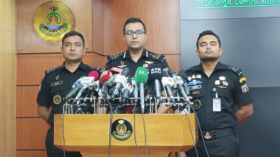 র‌্যাবের সংবাদ সম্মেলন