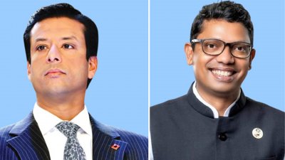সজীব ওয়াজেদ জয় ও জুনাইদ আহমেদ পলক
