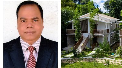 সাবেক অতিরিক্ত সচিব সালাউদ্দিন মাহমুদ ও বালিশিরা রিসোর্ট