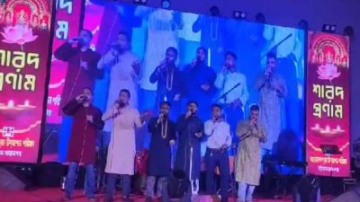 পূজামণ্ডপে ইসলামী গান