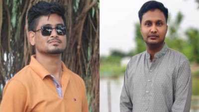 অব্যাহতি পাওয়া হাসিবুল ইসলাম হাসিব এবং মোহাম্মদ আহসান হাবীব