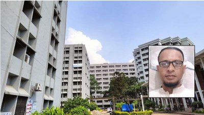 নিহত চারুকলা অনুষদের সিনিয়র সহকারী পরিচালক (হিসাব) মোহাম্মাদ আবদুল্লাহ।