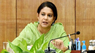 বক্তব্য রাখছেন সৈয়দা রিজওয়ানা হাসান