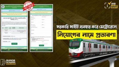নিয়োগের নামে প্রতারণা