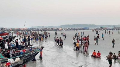 বঙ্গোপসাগরের দুবলারচরে শুরু হ‌বে ঐতিহ্যবাহী রাস পূর্ণিমার পূজা ও পুণ্যস্নান