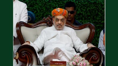 ভারতের কেন্দ্রীয় স্বরাষ্ট্রমন্ত্রী অমিত শাহ। ছবি: রয়টার্স