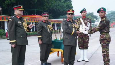 ‘সেনাবাহিনী প্রধান কুচকাওয়াজ’ ও শপথ গ্রহণ প্যারেড