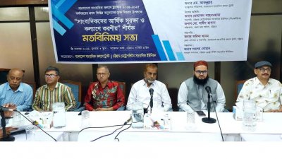 মতবিনিময় সভায় অতিথিরা