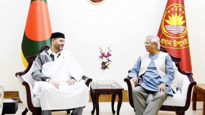 প্রধান উপদেষ্টার সঙ্গে সাক্ষাৎ করেন লিবিয়ার রাষ্ট্রদূত