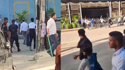 সংঘর্ষে অন্তত ১০ আহত হওয়া খবর পাওয়া গেছে