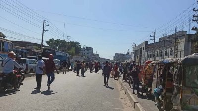 ঢাকা-ময়মনসিংহ মহাসড়কে যানজট