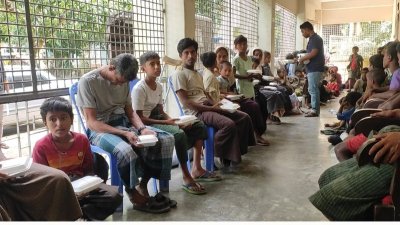 আটক রোহিঙ্গারা