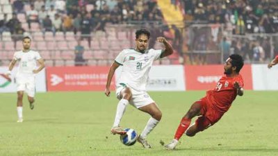 সেই এক গোলেই মালদ্বীপের কাছে হারলো বাংলাদেশ