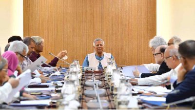 প্রধান উপদেষ্টার সভাপতিত্বে উপদেষ্টা পরিষদের বৈঠক