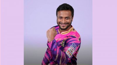 বাংলা টাইগার্সের জার্সিতে সাকিব আল হাসান