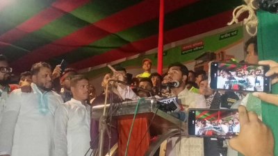 চট্টগ্রামে গণঅধিকার পরিষদের গণসমাবেশে বক্তব্য দেন নুরুল হক নুর