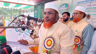শনিবার মানিকগঞ্জে কর্মী সম্মেলনে বক্তব্য রেখেছেন জামায়াতে ইসলামীর সেক্রেটারি জেনারেল মিয়া গোলাম পরওয়ার