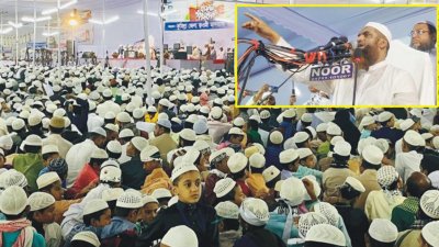 মহাসম্মেলনে প্রধান অতিথির বক্তব্যে মামুনুল হক