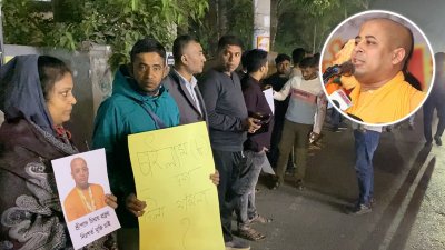 যশোরে মানববন্ধন কর্মসূচি পালিত