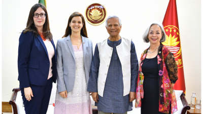 শ্রম সমস্যা নিয়ে আলোচনার জন্য মার্কিন যুক্তরাষ্ট্রের একটি বড় শ্রম ও ব্র্যান্ড প্রতিনিধিদল প্রধান উপদেষ্টার সঙ্গে সাক্ষাৎ করেন