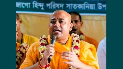 চিন্ময় কৃষ্ণ দাস ব্রহ্মচারী (ফাইল ছবি)