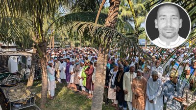 যুবদল নেতা আব্দুল মজিদের জানাজা