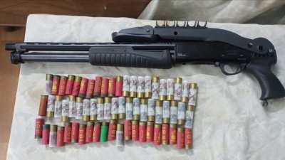 উদ্ধার করা অস্ত্র ও গুলি