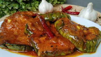 আচারি বেগুন। ছবি: রিগাল ক্যুইজিন